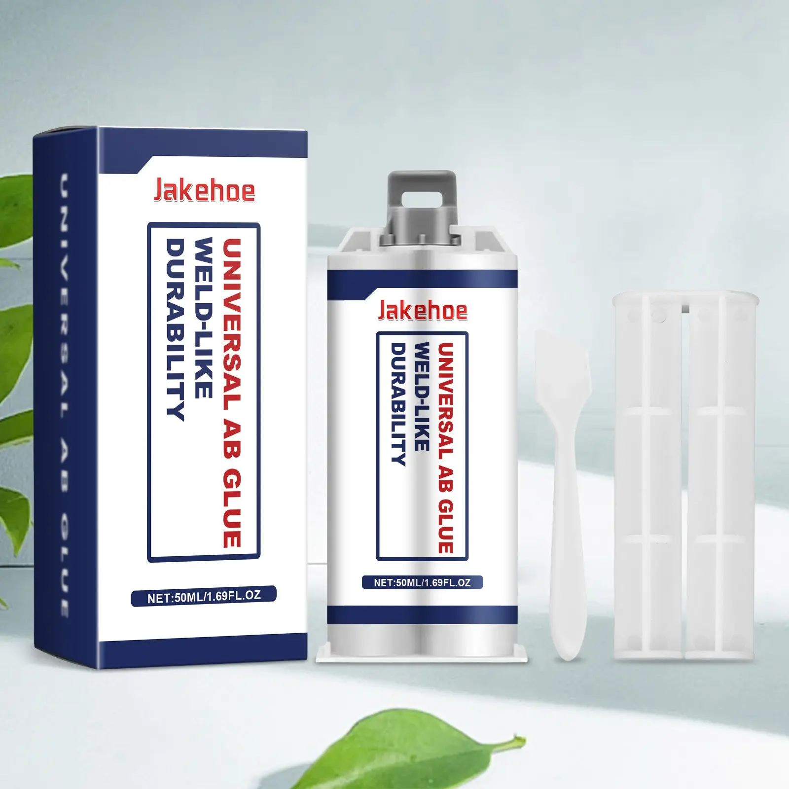 Jakehoe Universal Ab Glue Crack Repair Adhesive, Tile Bathtub Scratch Fix Waterproof Leak Proof Sealant, Home Maintenance Essential