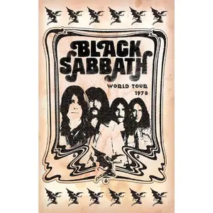 Black Sabbath - World Tour Textile Poster Flag