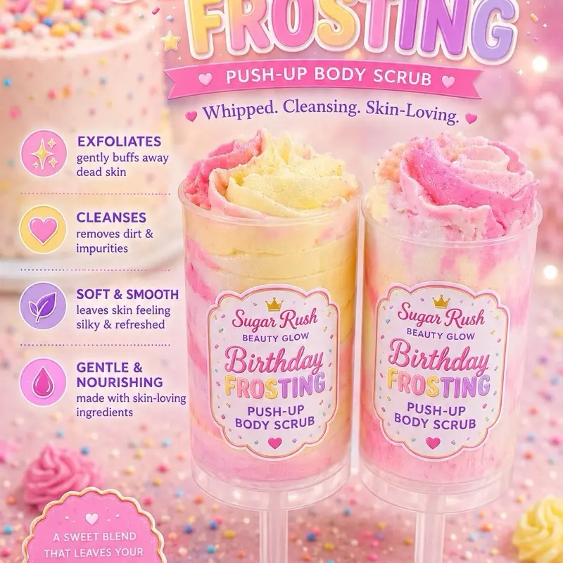 Birthday Frosting whipped Body Scrub