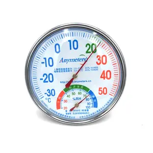 Circular thermometer and hygrometer, household analog thermometer and hygrometer, indoor greenhouse temperature and humidity meter