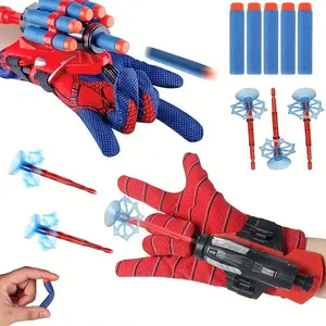 2 Spider Web Shooter Hero Launcher Wrist Playset, RPG Launcher Gloves With WrstToy Funny Decoration Wrist Playset For Kids