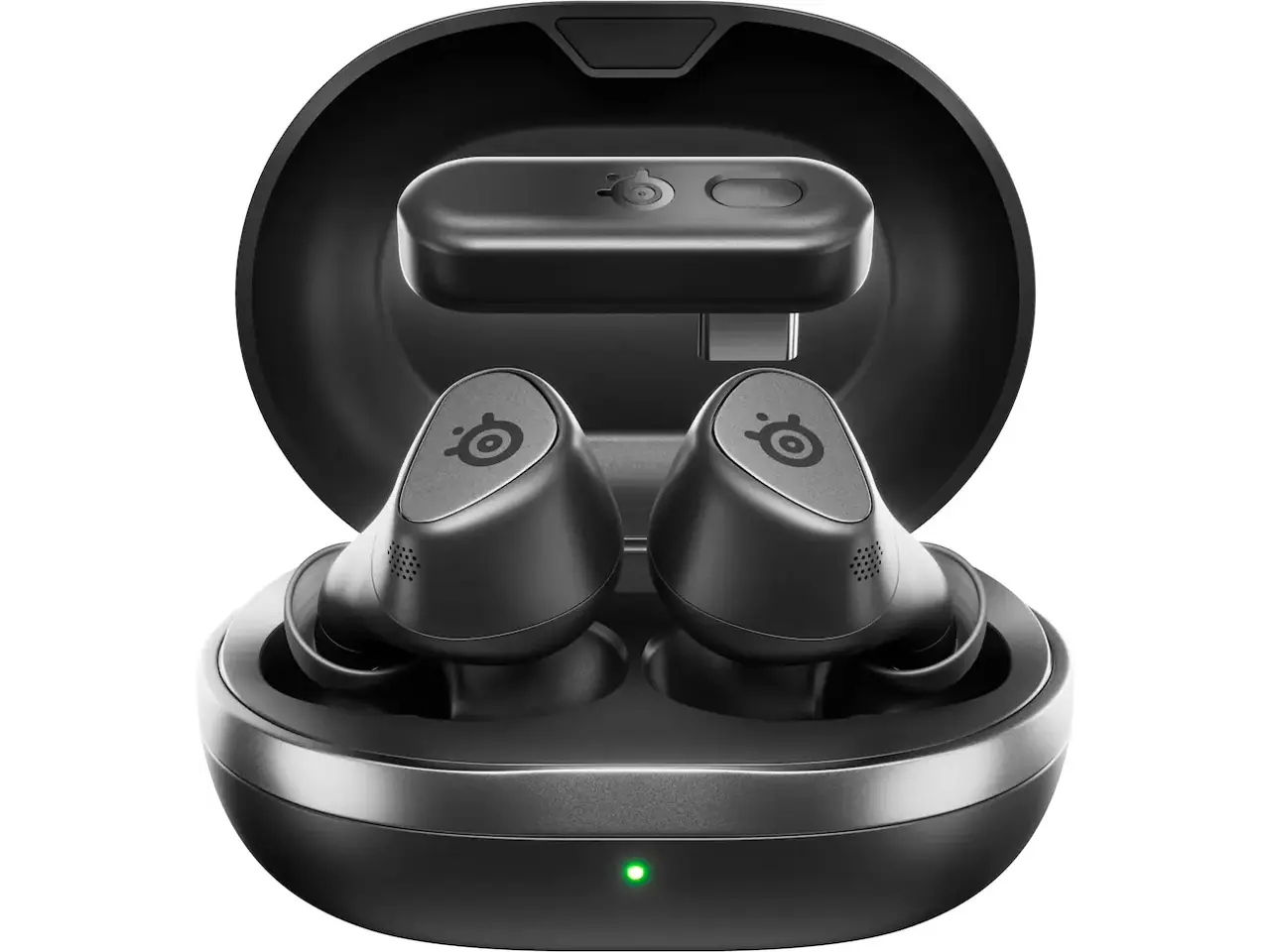 SteelSeries Arctis GameBuds Gaming Earset - Stereo - True Wireless - Bluetooth/RF - 20 Hz to 20 kHz - Earbud - Binaural - In-ear - Noise Canceling - Black