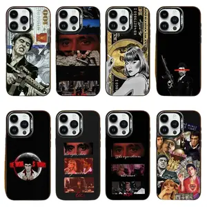 S-Scarfaces Tony Montana Phone Case For iPhone 17 16 15 14 13 12 11 Air Pro Max Plus & Samsung Galaxy S26 S25 S24 S23 S22 S21 Ultra Plus Fe Black Candy Matte Shockproof Cover