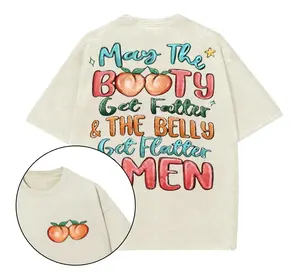 May The Booty Gym T-Shirt, Gym Shirt, Graphic Gym Shirt, Vintage Washed Tee Conton, Gym Shirt Women, For Men, Ful Size