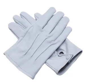Men's Genuine Leather Dress Gloves With Snap Closure Button
