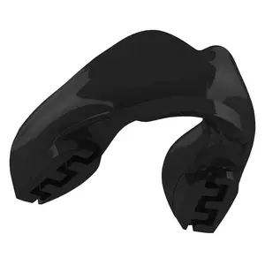 SafeJawz ORTHO Protective Sports Mouth Guard for Braces with Case for Boxing, Basketball, Lacrosse, Football, MMA, Hockey - BLACK