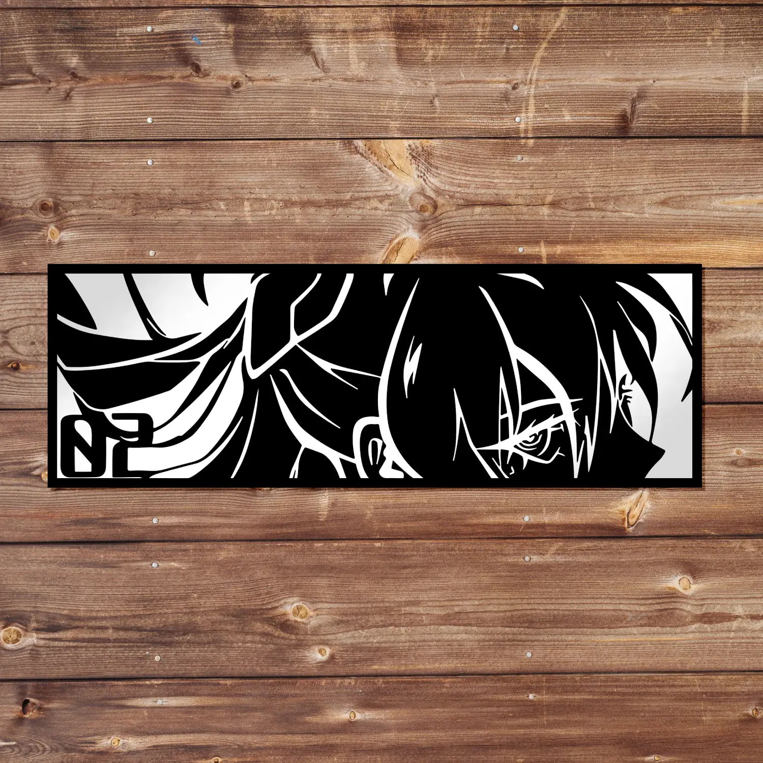 Asuka Vinyl Sticker - Handmade JDM Slapper Sticker for Waterproof Window, Laptop, Kindle, and Water Bottle