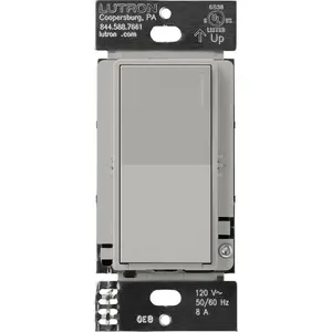 Lutron RadioRA 3 Sunnata RF Companion Switch, Pebble, RRST-RS-PB