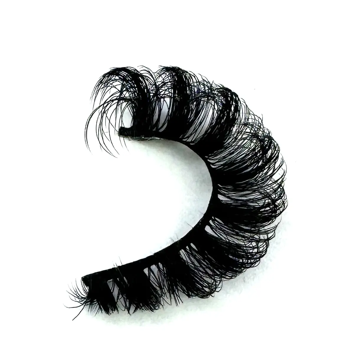 New 7 Pairs Crossed & Voluminous Natural And Dramatic Lashes D Curl Volume Russian Volume Natural Fluffy Faux Eyelashes,Classic Cat Eye Mink False Eyelashes Beauty Cosmetic Makeup