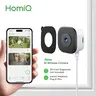 HomiQ.AI Window Security Camera - 3MP 2K Smart Home Gadget, Dual-Band Wi-Fi (2.4GHz/5GHz), Window Mount, Colorvue AI Color Night Vision, Motion Alert, Person Detection, Auto-Focus, SD Support, Easy Installation, 24/7 Recording for Home Protection
