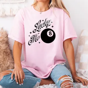 Lucky Me Graphic T-Shirt, Relax Fit, Soft DTG Print
