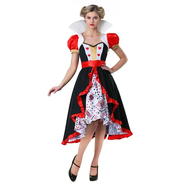 Plus Size Flirty Queen of Hearts Costume for Women