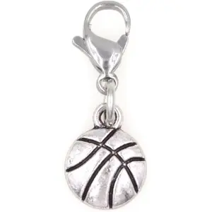 Mini Basketball B-Ball Sports Team Fan League Cheerleader Graduation Cap Tassel Event Party Invitation Card Baby Shower Birthday Thank You Celebration Personalized Congratulations Clip on Charm 103B