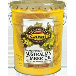 Cabot Resin-Infused 5gal Water-Reducible Wood Finish - Australian Timber Oil, Jarrah Brown (Model 140.0019460.008) for Automotive & Motorcycle Paint Care