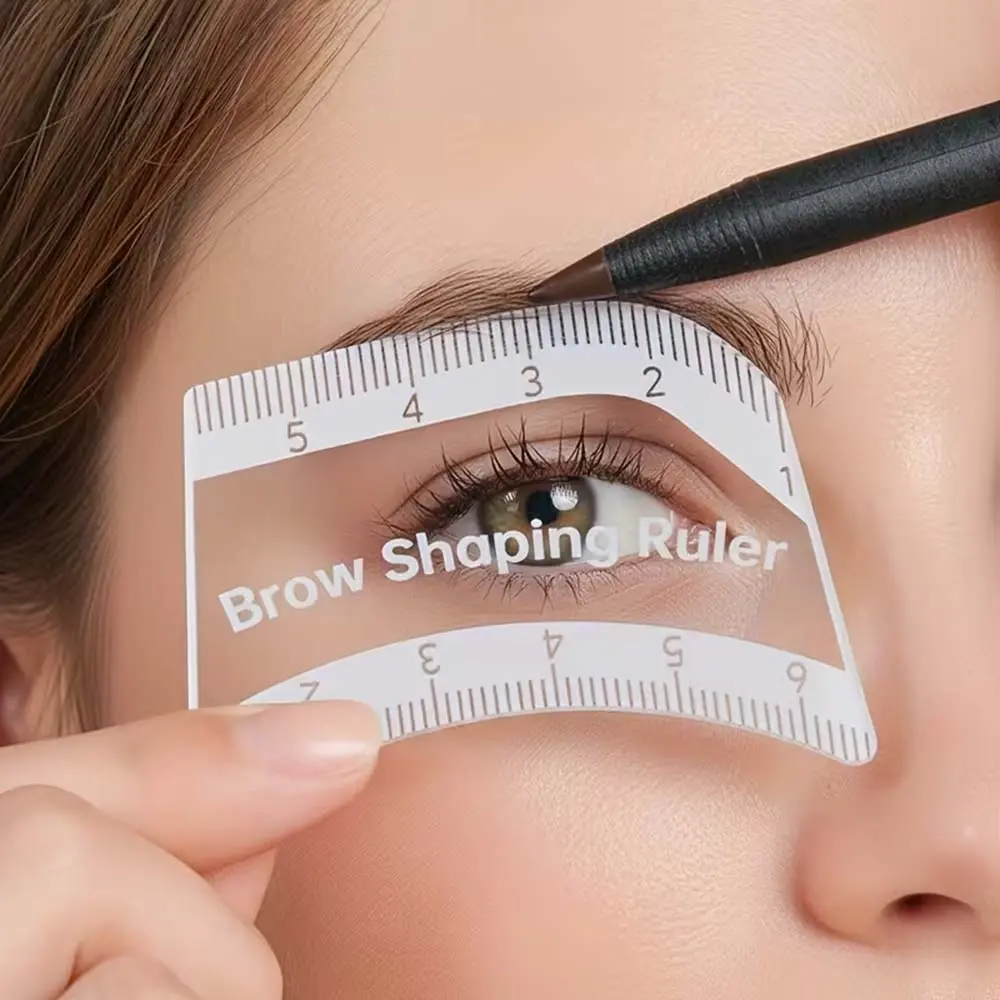 1pc Professional Brow Mapping Ruler Brow Shaping Ruler Pmu, Minute Fast Drawing Design Lip Easy Tool Permanent Mekup Stencils Reuse Eyebrow Beauty Care Beauty Tools Beauty Accessories