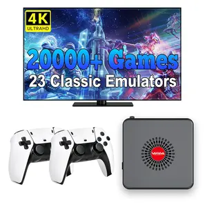 G13 Game Box Game Stick,Built-in 20000+ Games,50 Emulators,4k HDMI Retro Video Game Console with 2.4g Wireless Controllers,Portable Plug and Play Gaming Console,Gift for Men,Husband