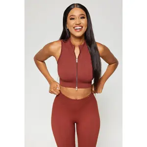 Zip Ease Seamless Active Top