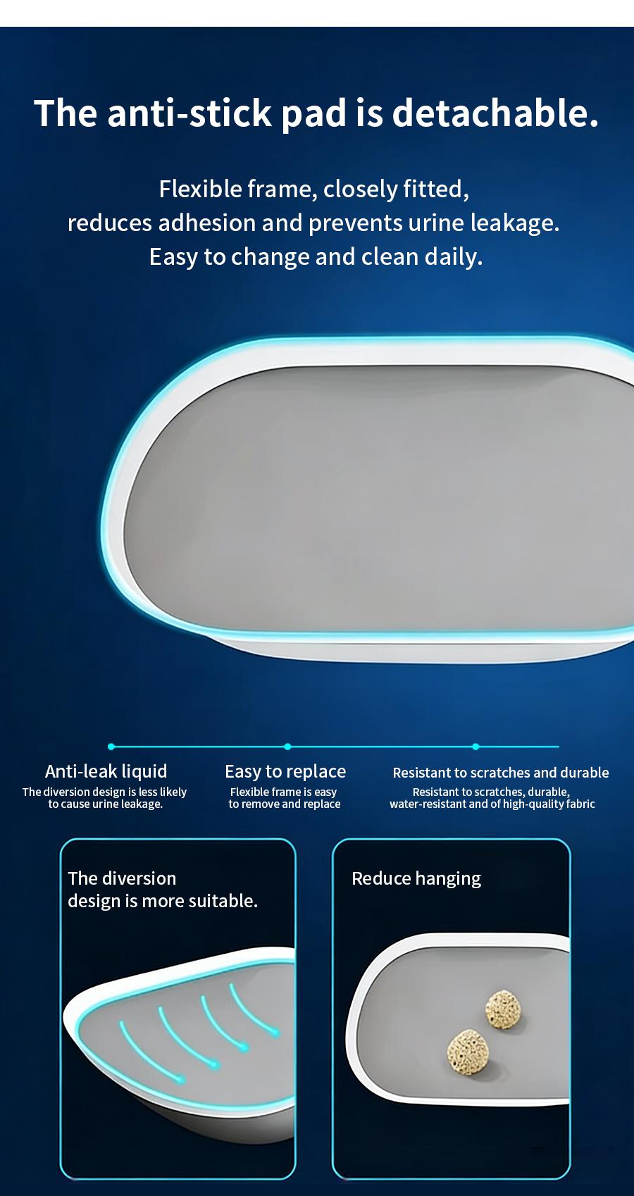 Self-Cleaning Litter Box for Multi-Cat Homes Open-Top Auto Cleaner with APP Control Safety Sensors Odor Lock & Large 10.5L Waste Bin(Only Support 2.4G Wifi)