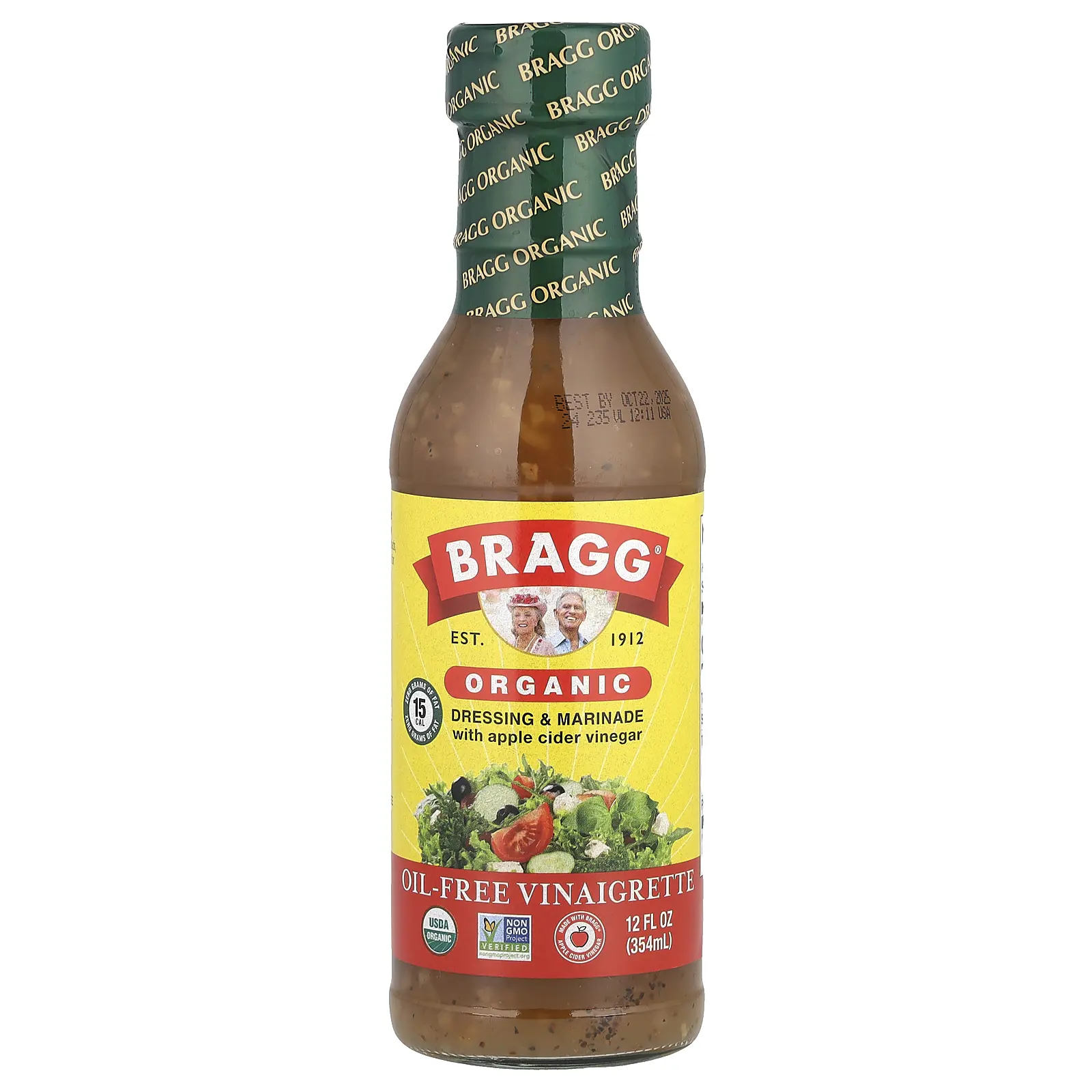 Bragg Organic Dressing & Marinade with Apple Cider Vinegar, 12 fl oz (354 ml)