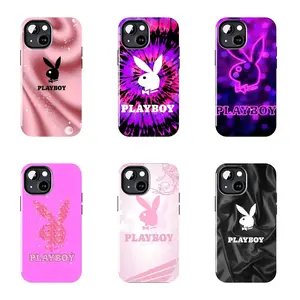 Y2K Playboy Bunny Coquette Phone Case Suitable for iPhone 17-11 Pro Max/Plus and Samsung Galaxy S23-25