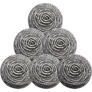 Stainless Steel  Scrubbing Scouring Pad Sponges Clean Pot Pan and Steel  for Kitchen Bathroom