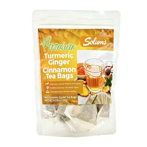 Turmeric Herbal Anti-Inflammatory Tea Premium natural ingredients Eco-friendly tea bags Contains turmeric, ginger, and cinnamon Biodegradable tea bags Sugar-free, caffeine-free, gluten-free Vegan health beverage Premium herbal remedy, Healthcare Tea, Herb