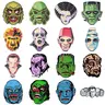 16 Pcs Horror Character Portrait Brooches, Punk Style Monster Design, Alloy Lapel Pins & Badges, Unisex Fashion Jewelry for Daily Wear, Exquisite Gifts for Friends, Fashion Clothes Accessory
