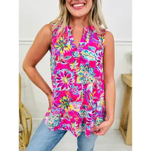 Sunny Days Tank Top in Cape Cod Print