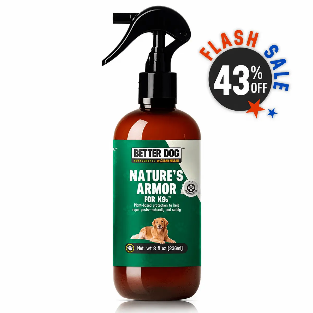 Nature’s Armor for K9s – Dog Skin, Coat & Outdoor Wellness Support | By Cesar Millan