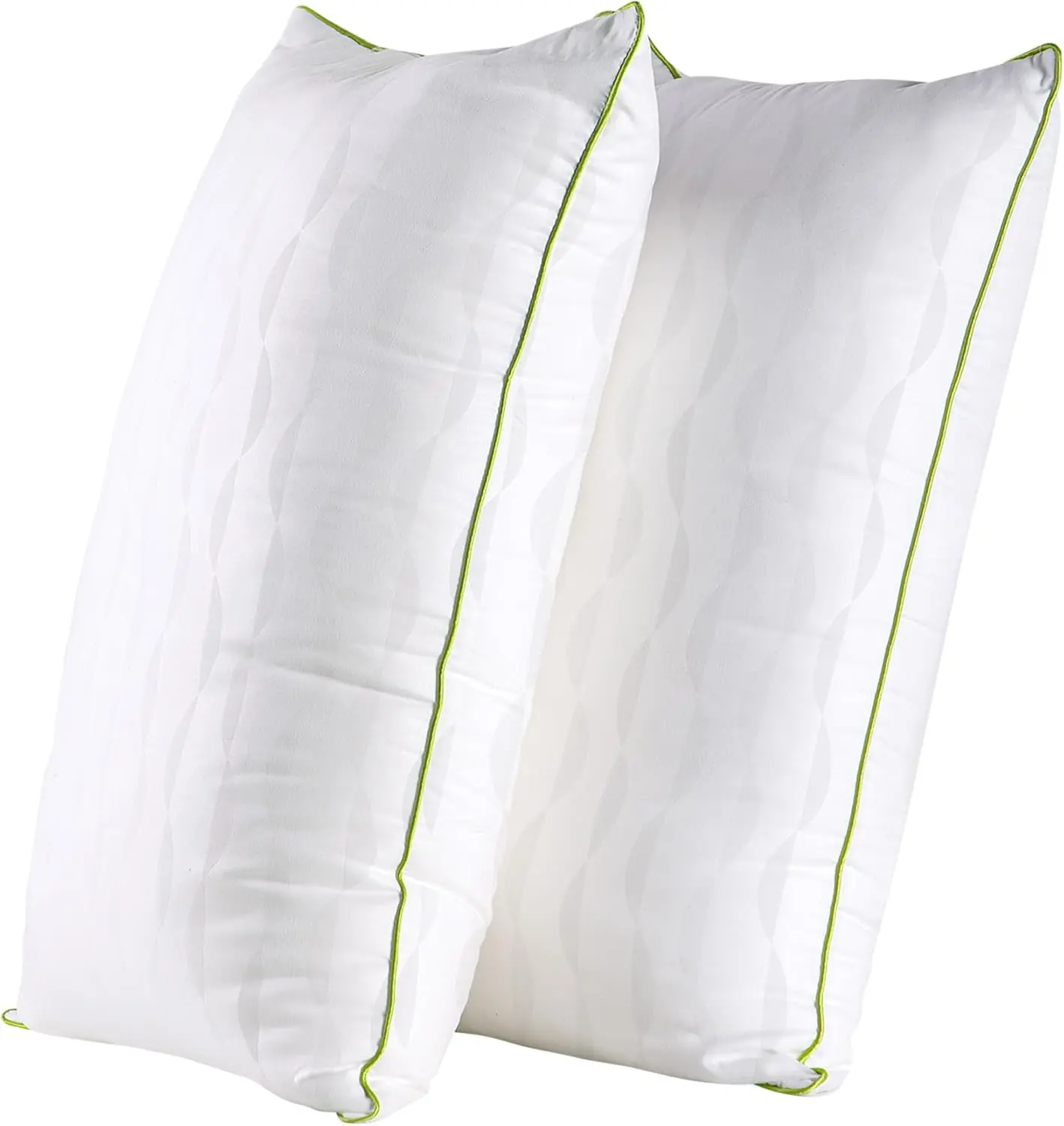 Bed Pillows King Size Pack of 2, Adjustable Down Alternative Sleeping Pillows with Zipper, Cooling Hotel Quality for Side, Back & Stomach Sleepers
