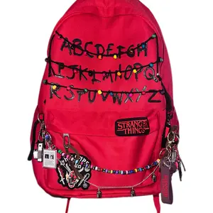Stranger Things Themed Backpacks & Bag Charms 8 Styles Hawkins Adventure Accessories Ideal New Year Christmas Gifts for Friends Perfect for Friends and Loved Ones