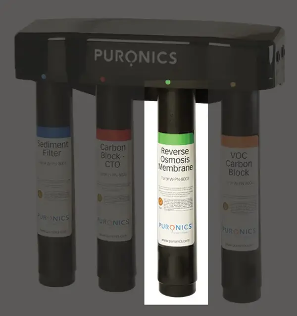 Puronics MicorMax 8500 Reverse Osmosis Membrane - Stage 4 RO Filtration System for Water Purification & Reduction of Dissolved Solids