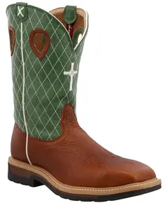 Twisted X Men's Men'S 12" Western Work Boot Steel Toe - Mlcs002