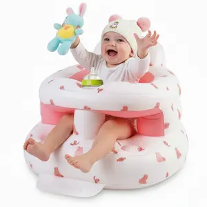 Inflatable Baby Seat for Babies 3-36 Months, Inflatable Baby Chair Sit Me Up Floor Seat for Baby, infant Chair,infant floor seats & loungers,Back Support Baby Seats for Infants for Sitting Up with Built in Air Pump