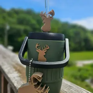 Mini koozie deer themed