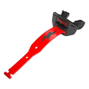 Shock Doctor Thunder Bolt Lip Guard for Adults - No-Boil Instant Fit with High-Flow Breathing Channel & Permanent Tether Lip Guard for Sports