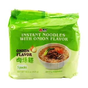 WEILIH Taiwanese Onion Pork Sauce Noodles - 5 Pack (425g) - Authentic Asian Instant Ramen, Savory Umami Flavor, Quick & Easy Meal