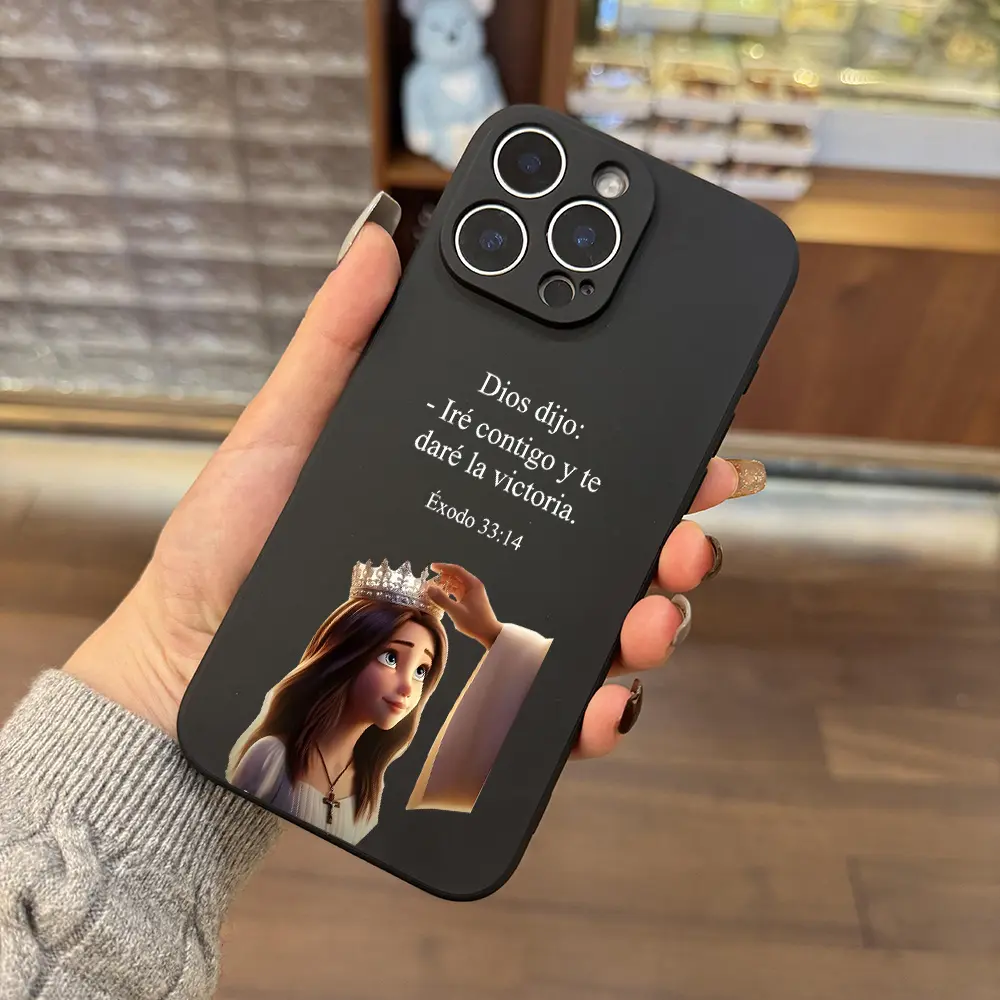 Inspirational Astronaut Christian Quotes Silicone+TPU Phone Case with Screen Protector for iPhone 16 Pro Max,15 Plus,14,13,12,11,11 Pro Max,XR,XS - Durable,Transparent,Waterproof,Anti-Scratch,Drop-Proof Bumper Cover, Black Women's Phone Accessory, Iphone1