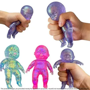 1/3pcs Curiosities Sugar Swaps Jumbo Baby Squishy, Stress Relief Fidget Toy, Soft Sensory Toy for Kids and Adults, Cute Elastic Collectible