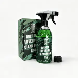 Surainbow SRB S14 Overall Interior Clean Foam - pH Neutral All-Purpose Car Interior Cleaner for Leather, Fabric & Plastic