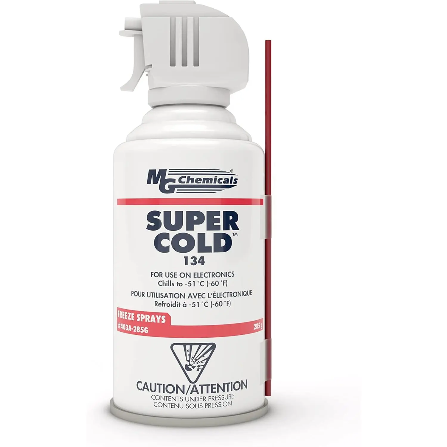 MG Chemicals - 403A-285G 403A 134A Super Cold Spray for Electronics, Safe for Use