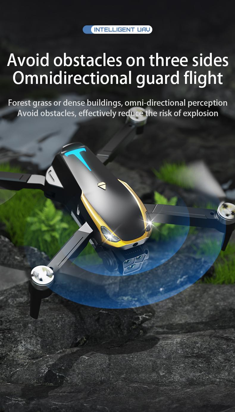 2026 M8 Pro Drone – 4K EIS Camera, GPS & 5G WiFi FPV, Brushless Motor, Optical Flow Hover, Smart Obstacle Avoidance, Auto Return, 360° Stunt Roll, Dual Batteries Included