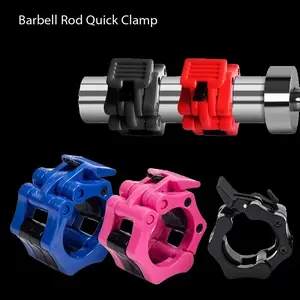 2pcs Barbell Collars - 50mm Quick Release Clamps for Weight Plates(green and black)