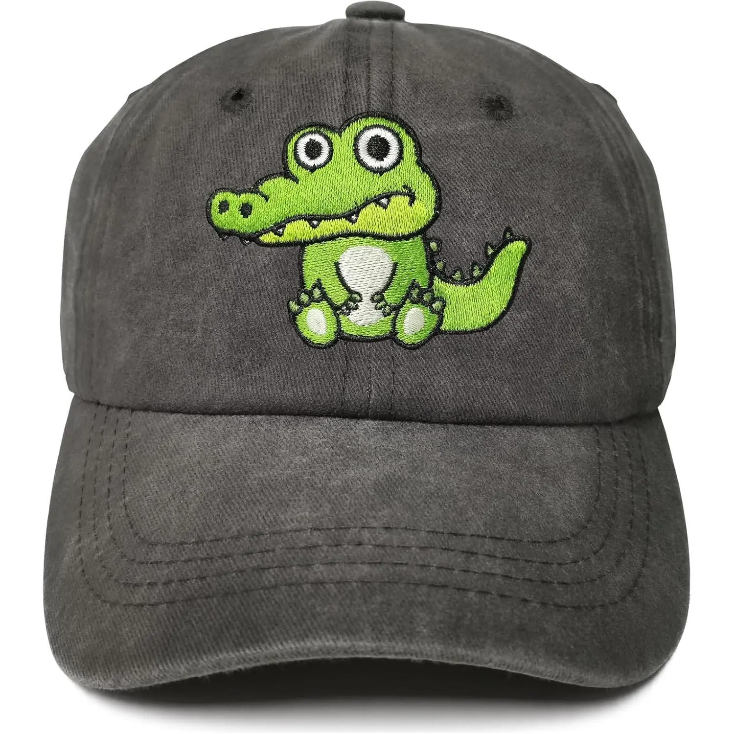 KF52 Embroidered Animal Baseball Hats for Kids - Suitable for Halloween, Birthday, Tennis, Gardening; Ideal for Soccer, Father's Day