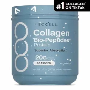 NeoCell Collagen Peptides Powder 20oz - Grassfed Protein Supplement - Advanced with 18 Essential Amino Acids