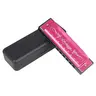 10 Hole 20 Tone Diatonic Harmonica, 1 Count Colorful C Key Harmonica, Musical Wind Instrument for Beginners & Professionals, Music Accessories, Musical Instruments