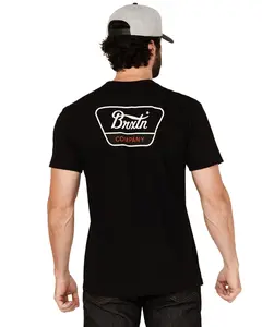 Brixton Men's Linwood Logo Short Sleeve Graphic T-Shirt - 16172-Blogw