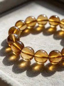 Smoky Quartz Crystal Bracelet 8mm/10mm for Anxiety Relief, Natural Stone Jewelry, Healing Properties, Stress Reduction Accessory