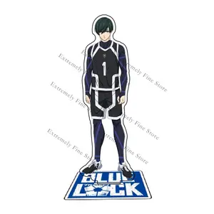 Anime BLUE LOCK Figure Standing Doll Itoshi Rin Nagi Seishiro Bachira Meguru Acrylic Stands Model Cosplay Toy Gift Fans Collect