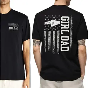 Girl Dad T Shirt, Proud Dad Of Girl Sweatshirt, Father's Day Gift From Daughter Hoodie, Gift For Dad, Cotton Shirt, Unisex Sweater Pullover Tee